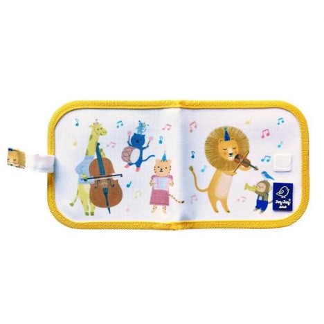 petit cahier lion avec des pages en ardoise + craies