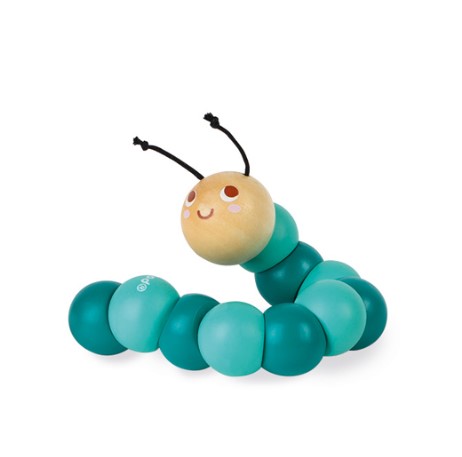 Chenille articulée bleue