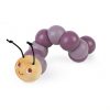 Chenille articulée violette