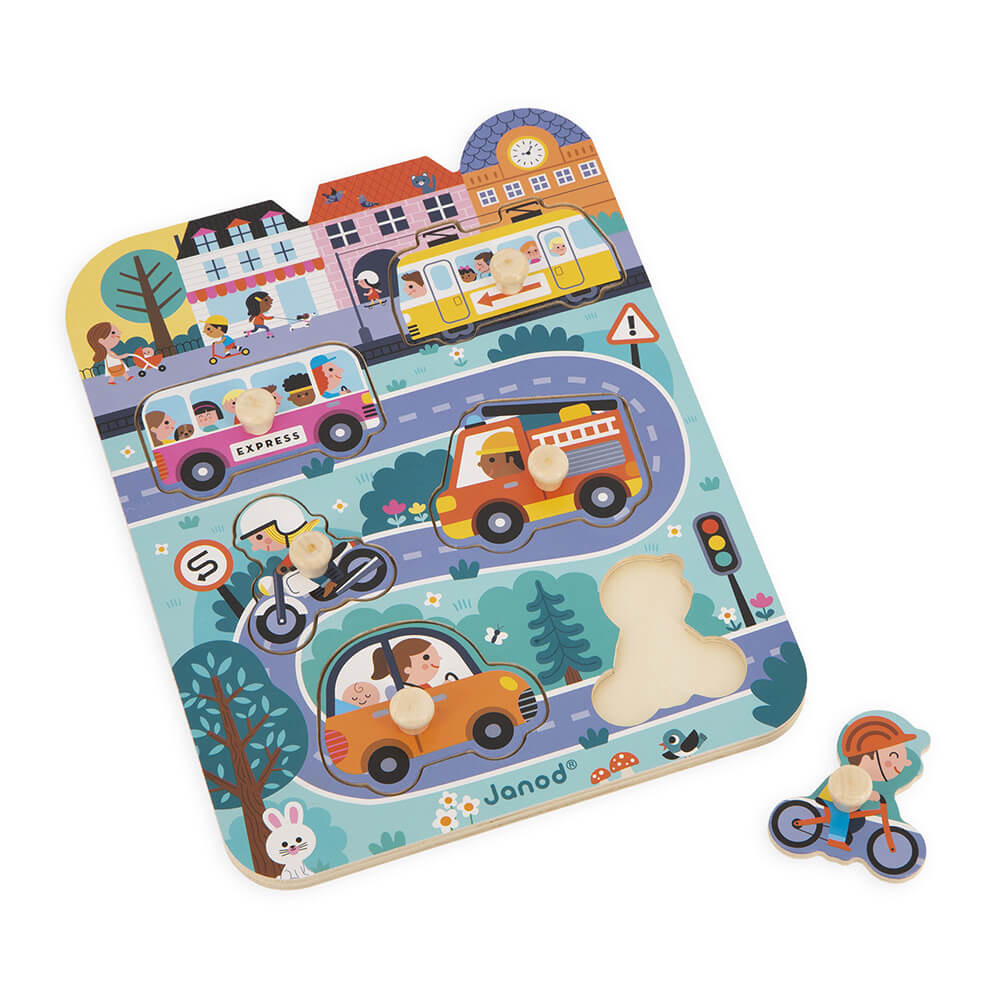 Puzzle en bois véhicules
