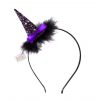 Serre tete de sorciere Great Pretenders noir et violet à paillettes avec taille ajustable pour les enfants dès 3 ans