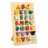 lettres en bois animaux graphiques djeco