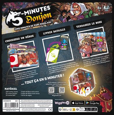 jeu coopératif 5 minutes donjon Asmodée