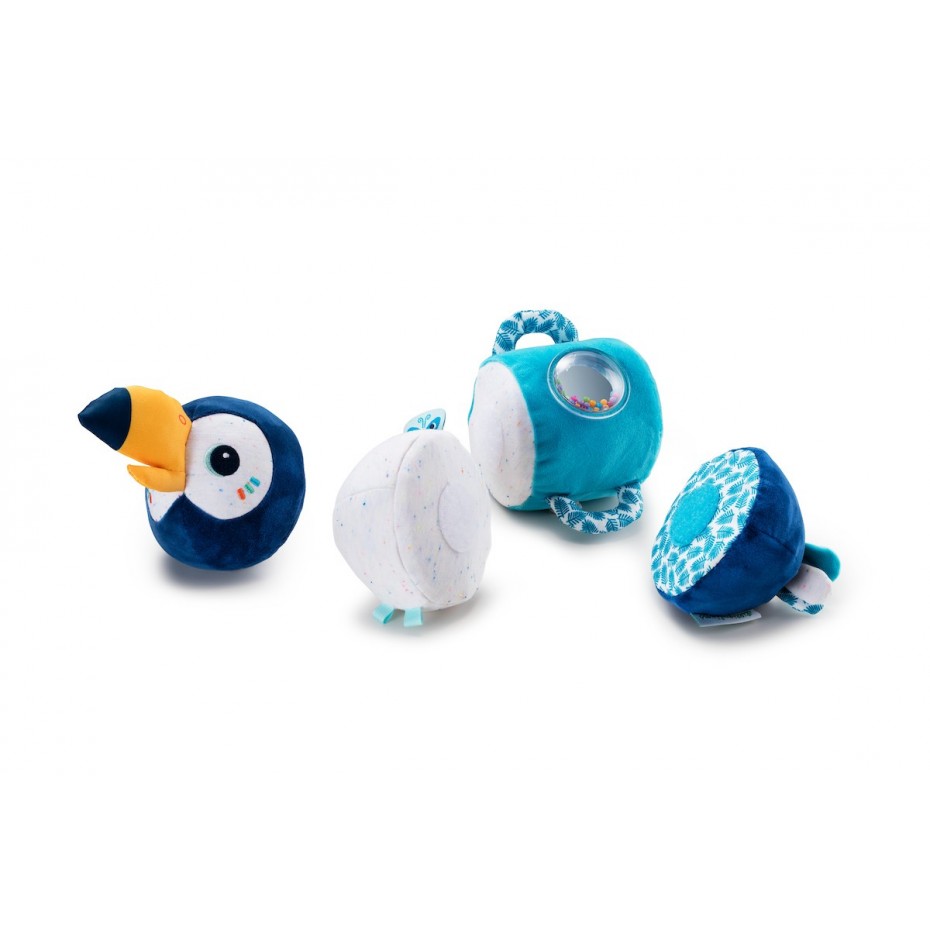 rouleau sonore pablo le toucan de lilliputiens hochets