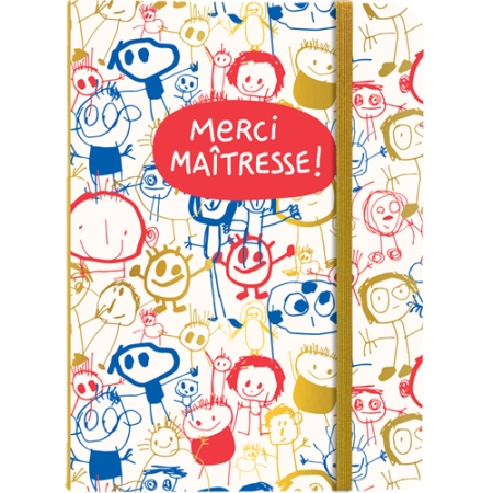 Carnet merci maitresse A6
