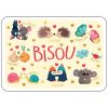 carte postal bisous du monde Cartes d'art