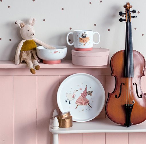 Vaisselle en porcelaine Moulin Roty la petite ecole de danse