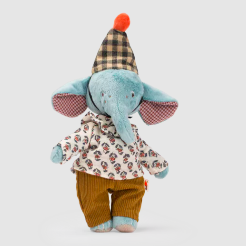 Poupée articulée pablo l'elephant de la collection les minouchkas moulin roty